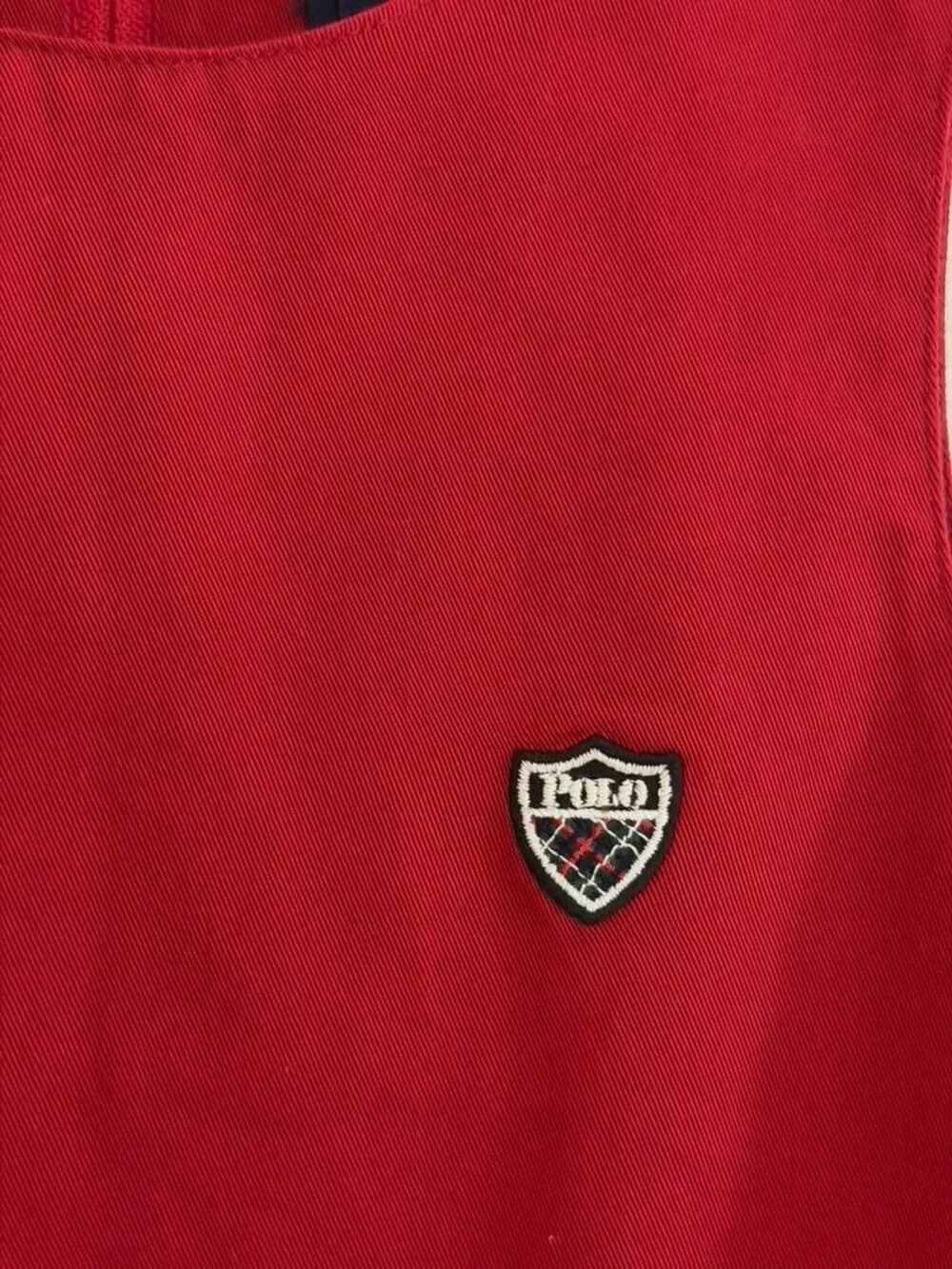 NWT Ralph Lauren Kids Pep Squad Collegiate Red Jumper Dress Cotton Size 6 Preppy